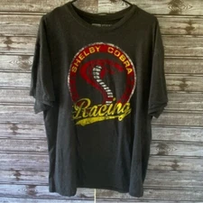 Shelby Cobra Racing Men's Short-Sleeved Tee Size XL Dark Gray