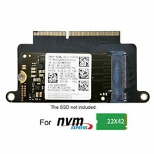 NFHK NGFF NVME M.2 M-Key SSD Convert Card fit for Mac Pro 2016 2017 13" A1706