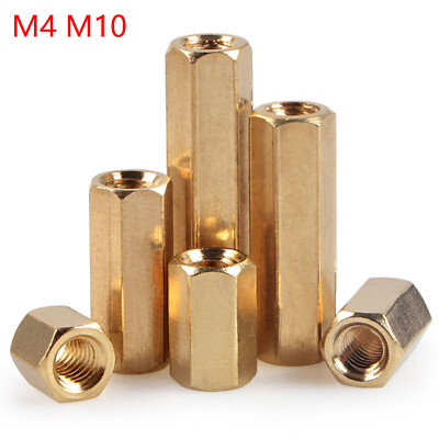 Feingewinde Distanzbolzen Messing Innen-Innen M4 M10 Hex Abstandsbolzen