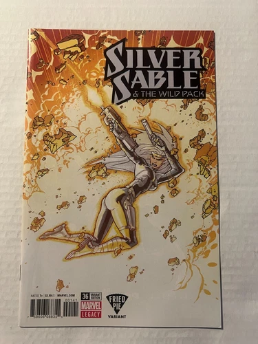 SILVER SABLE & THE WILD PACK #36 OLIVIER VATINE VARIANT COVER ART 2018