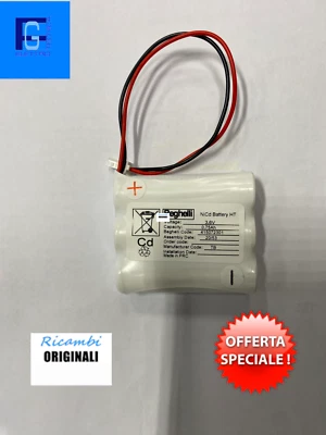 Batteria ricaricabile al piombo 6V 3.2Ah - 66x33x98mm 8057681462933 Batteria ricaricabile al piombo 6V 3.2Ah - 66x33x98mm 8057681462933