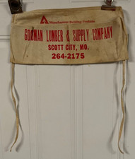 Vintage Goodman Lumber & Supply Co Nail Apron Scott City MO Weyerhaeuser