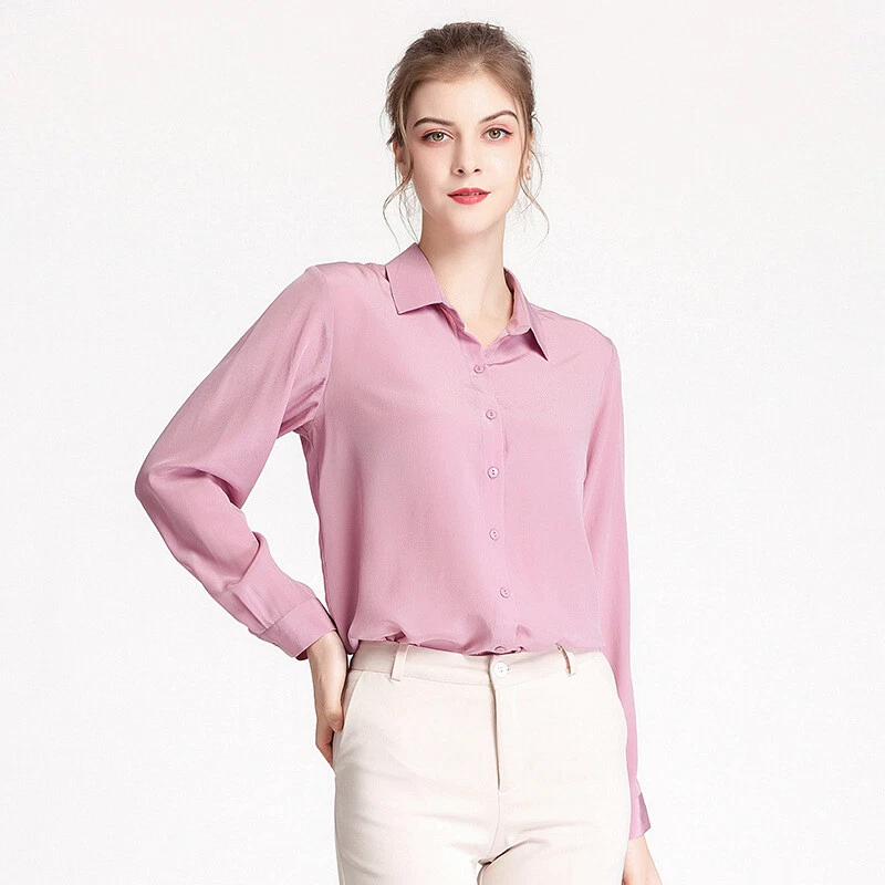 100 silk shirt women's