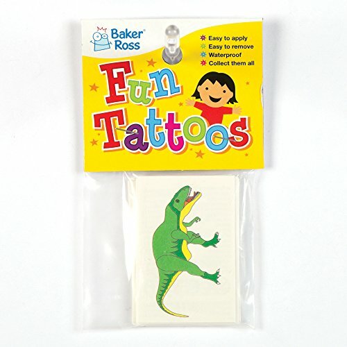 Временные татуировки с динозаврами Baker Ross ET472 одежда для вечеринок наполнители для сумок и Sma 5890₽