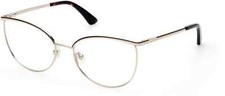 GUESS GU2879 032 Gold Metal Cat Eye Optical Eyeglasses Frame 55-17-140 GU 2879
