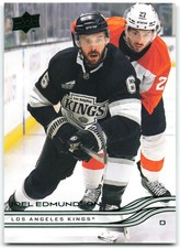 2025-26 Upper Deck Series 1 Holiday SP Green Foil #75 Joel Edmundson Los Angeles