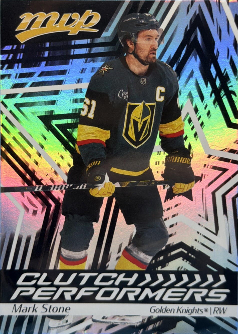 2026-27 Upper Deck MVP #CP-12 Mark Stone Vegas Golden Knights Clutch Performers