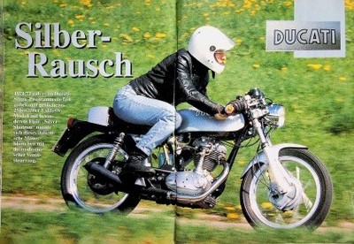 Oldtimer Markt 1948) Ducati 250 Silver Shotgun mit 27PS in einer seltenen Vorste