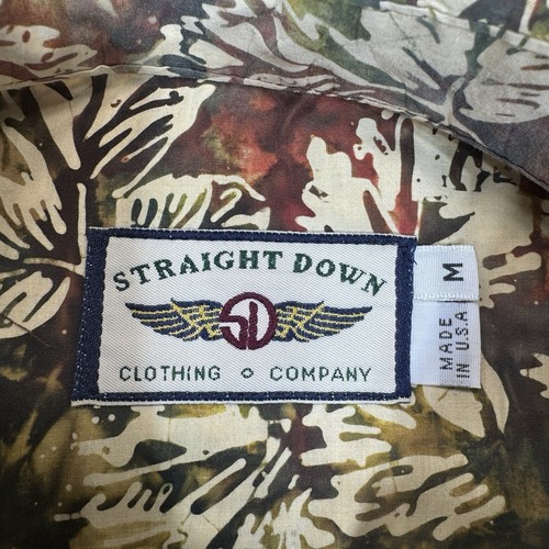 Camicia hawaiana dritta uomo media autunno foglie manica corta con bottoni - Foto 11 di 19