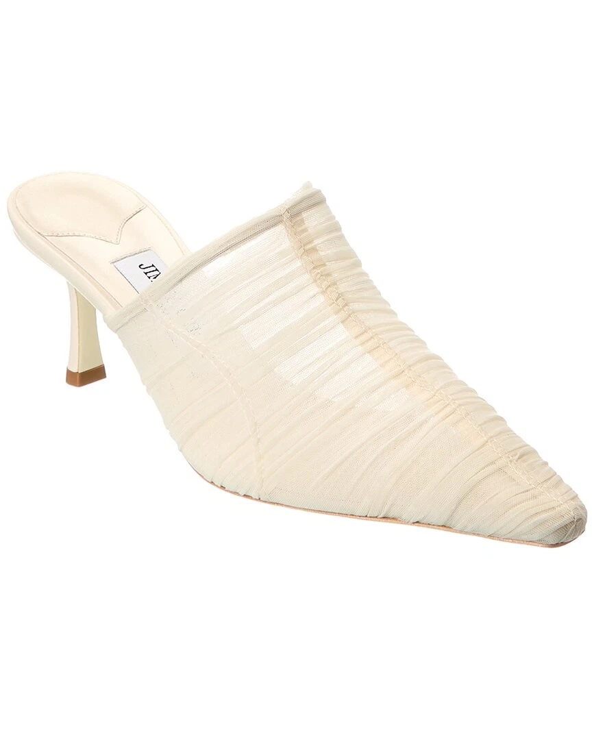 Jimmy Choo Lotta 65 Ruched Tulle Mule Women's