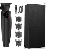 Lanmoda Professional Baldhead Hair Clipper 0 MM T Blade Barber Trimmer