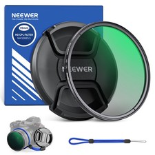 NEEWER 49mm CPL Filter with Lens Cap, Nano Coated, HD Optical Glass, Ultra Slim