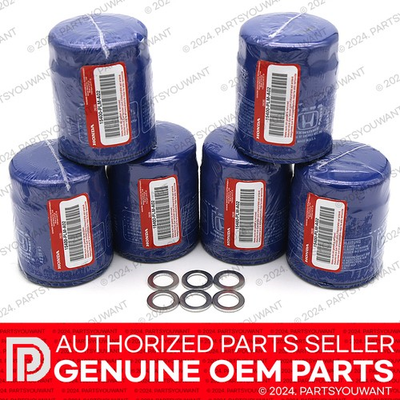 #ad 6 X GENUINE Acura Honda OEM 15400 PLM A02 Oil Filters Washer 94109 14000 $59.99