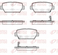Remsa BremsbeläGe BremsklöTze Hinten FüR Mitsubishi Eclipse Cross Gk_ 1.5