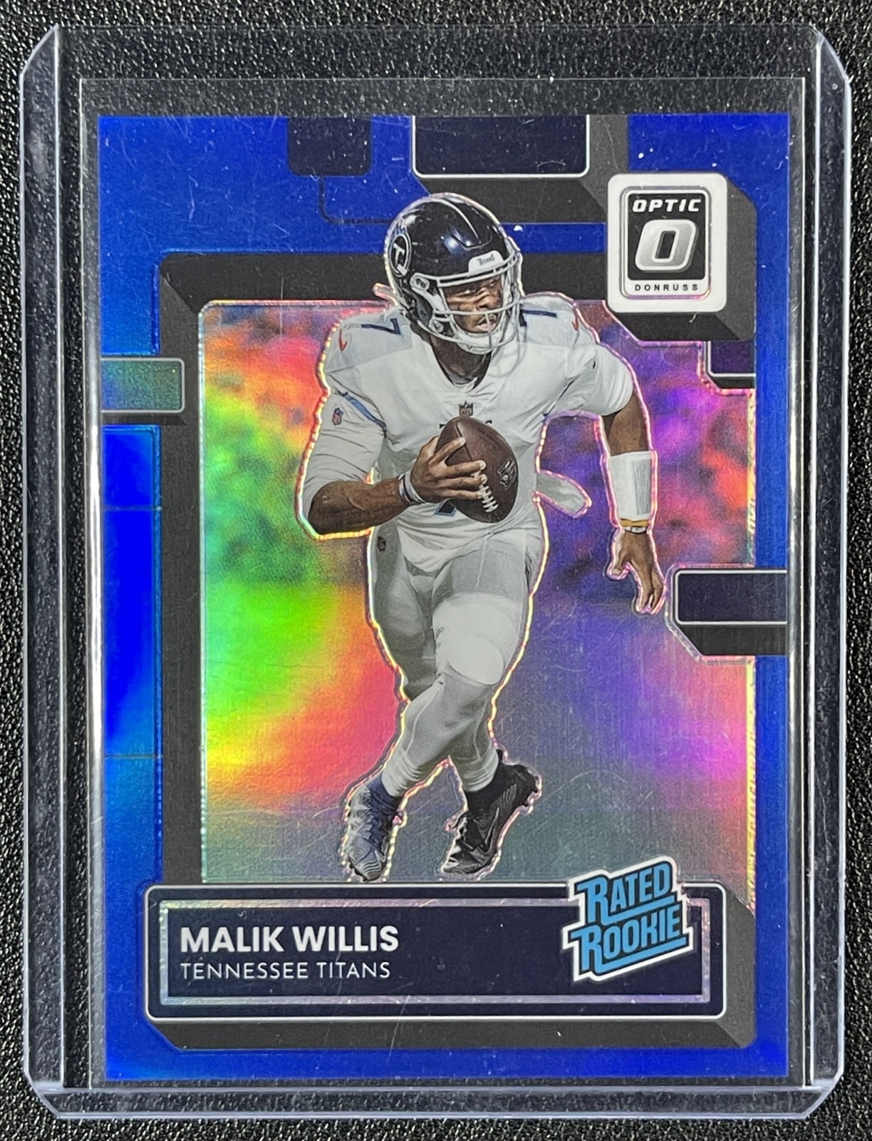 Malik Willis Panini Donruss Optic #203 Blue