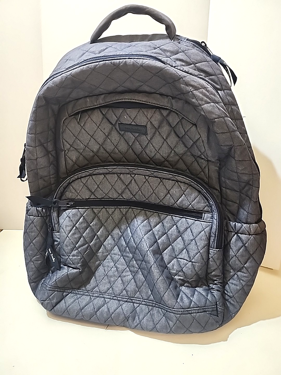 Vera Bradley Essential Backpack Bag Moonlight Navy Blue  display picture 2