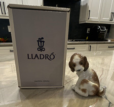 Lladró Porcelain Dog Figurine - Cocker Spaniel Breed with Box