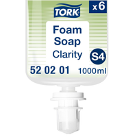 Tork Reine Schaumseife, Nachhaltige Formel, 6 × 1.000 Ml, 520201