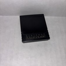 Official Nintendo GameCube Black Memory Card 251 Blocks DOL-014 Genuine OEM