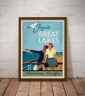 Poster-Poster Kreuzfahrt The Great Lakes Canadian Pacific