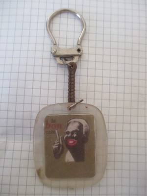 Schlüsselanhänger Le Bon Café de l'Oncle NIK Keychains Vintage 60er Jahre