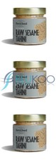 Tahini blanc cru au sésame bio Sun and Seed - 200 g (paquet de 3)