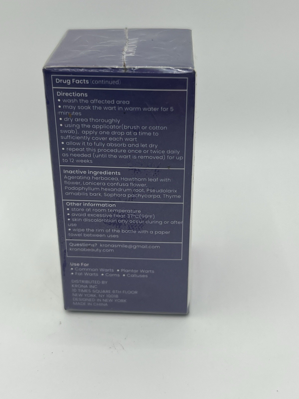 Wart Remover Liquid Fast Acting .5 Oz