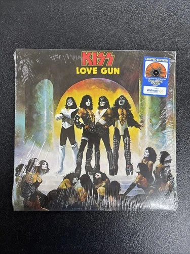 Love Gun KISS Walmart Exclusive Tangerine Aqua Vinyl LP 2020