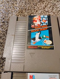 NES 4 Game Lot Super Mario Bros, Baseball, Metal Gear, California Games Nintendo