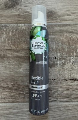 NEW! 6.6oz  Herbal Essences bio:renew Flexible Style mousse 
