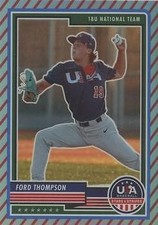 Ford Thompson 2023 Panini USA Baseball Stars & Stripes - Stripes #17