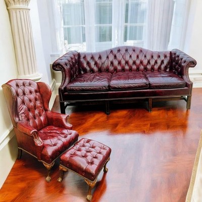 Elevate your space with This exquisite Chesterfield set by Brandon Furnit. of NC