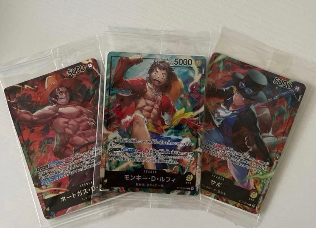 One Piece Card Game [7-Eleven] 3 Brothers Promo Card Set | eBay
