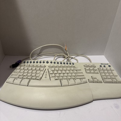 Microsoft Natural Pro Ergonomic USB PS/2 Keyboard Model RT9401 V:5FTWR