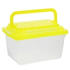 Pet Transport Box Small Aquarium Travel Portable Handheld Plastic Fish Tank