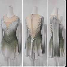 Figure Skating Dress Women's / Girls' Ice Skating Dress Green