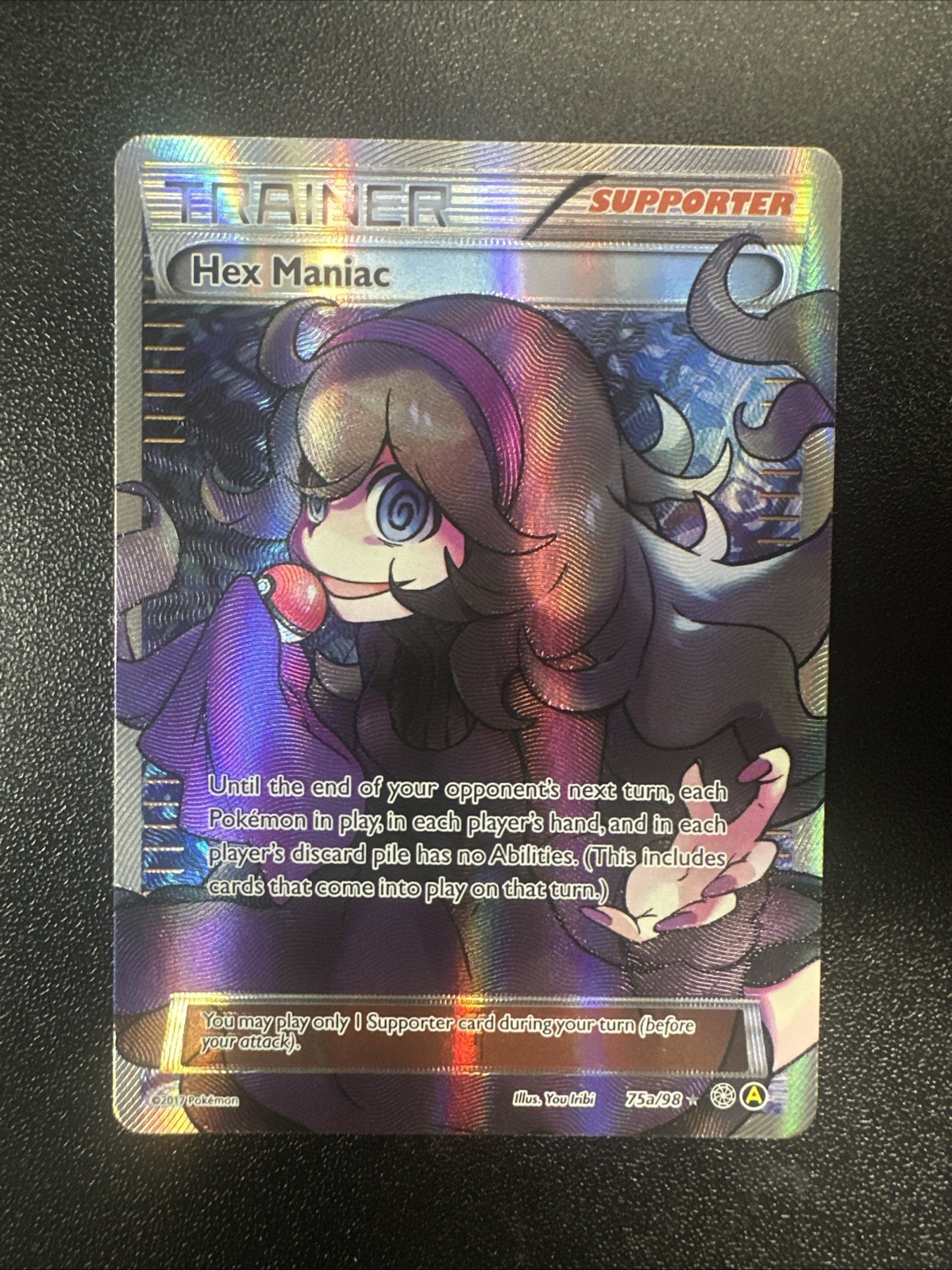 Hex Maniac 075A/098 Alternate Art Holo LP JL