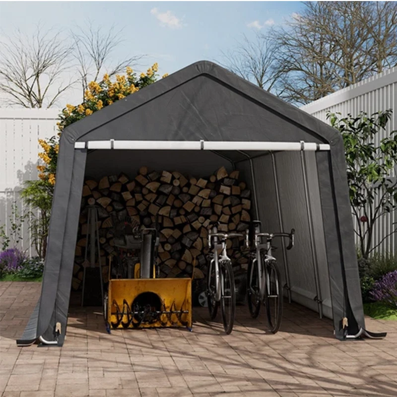 Tent Garage Motorcycle Bike Tent Storage Shed Tool Shed Winter Chicken Coop - Image 4 of 4