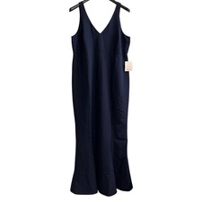 Show Me Your Mumu Morgan Gown Womens 1X Navy Blue Sleeveless Maxi Bridesmaid