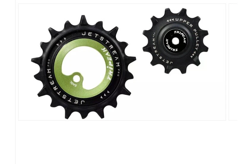 TRiPEAK 12/18T Oversized Ceramic Bearing Jockey Wheel Pulley Set for Shimano.NEW - Image 2 of 4