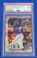 2019 Bowman Chrome Prospects Mojo Refract #BCP-69 Orelvis Martinez Baseball Card