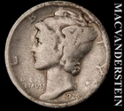 1926-D Silver Mercury Dime - Scarce  Better Date  No Reserve  #L4490