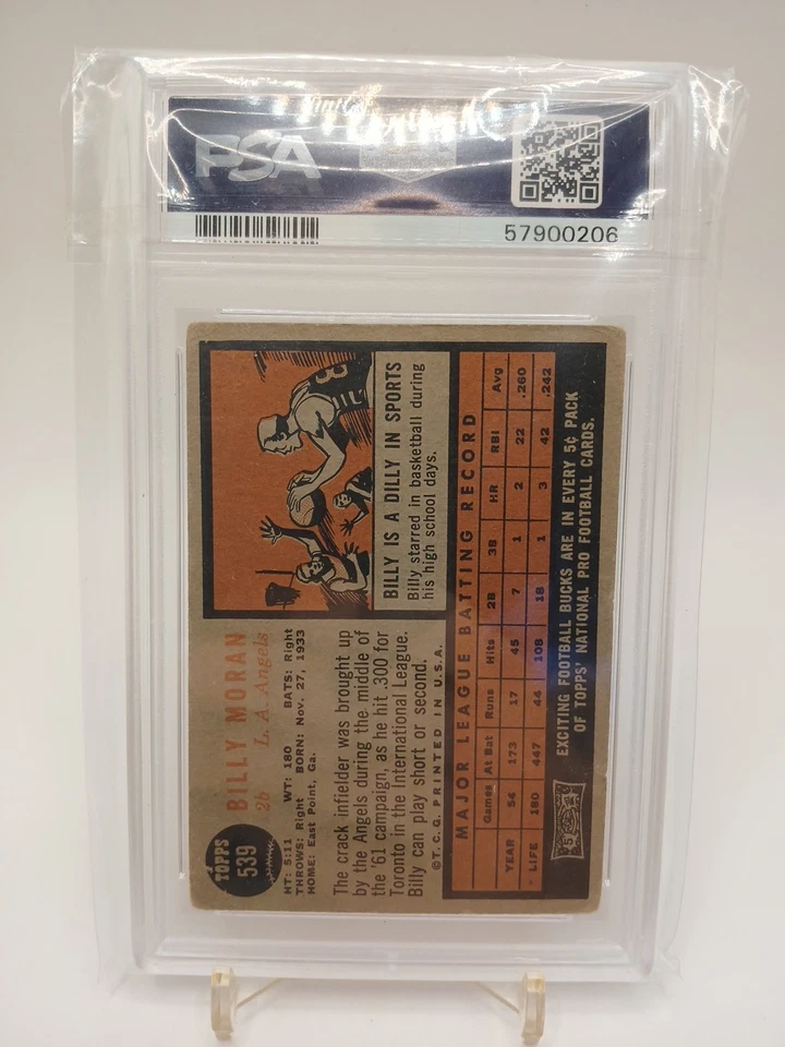 PSA Lot Of 5 1962 Topps Cards - Image 3 of 4