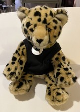 Build a Bear Leopard Cheetah WITH SOUND plush World Wildlife Fund WWF 15"