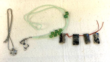 Lot Of 2 Necklaces Cats 4 Cat Beads from Natural Stone