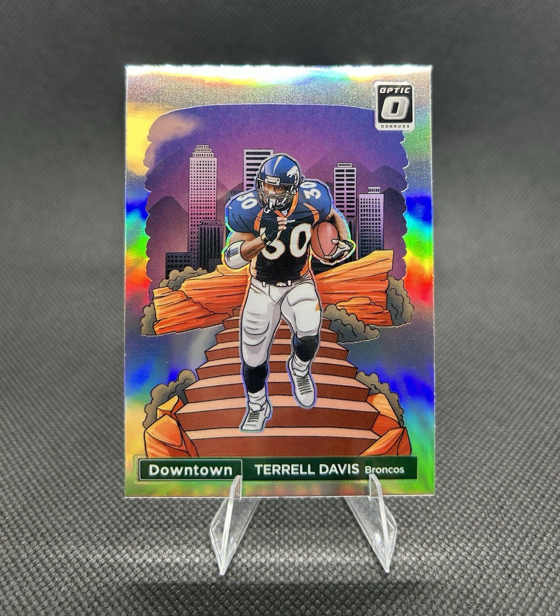 Panini Donruss Optic Downtown Terrell Davis Broncos Prizm Insert #24 2024