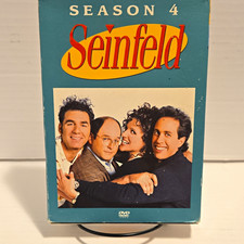 Seinfeld Season 4 DVD 4-Disc Box Set Jerry Seinfeld Deleted Scenes Interviews
