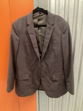 J.CREW Men's Thompson Poly Linen Blend Brown Sports Coat Blazer 44L
