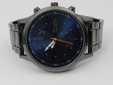 American Exchange Men's Gunmetal Alloy Bracelet Watch 42mm