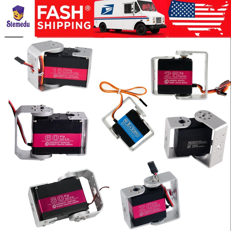 17-150 HV Robotic Digital Servo Metal Gear Servo DoubleShaft High Torque 180/270